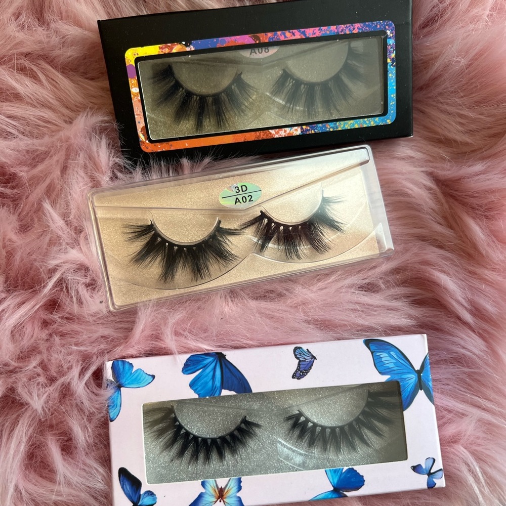 3 bundle deal Mink lashes